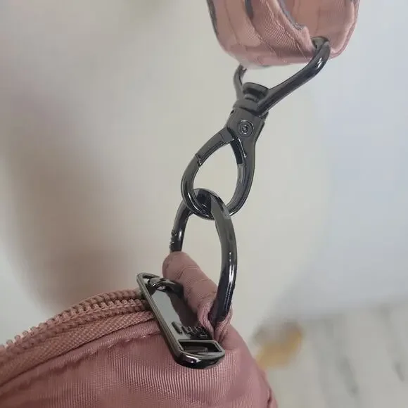 Lug Quilted Flare Pink and Camo Crossbody bag - Picture 7 of 11